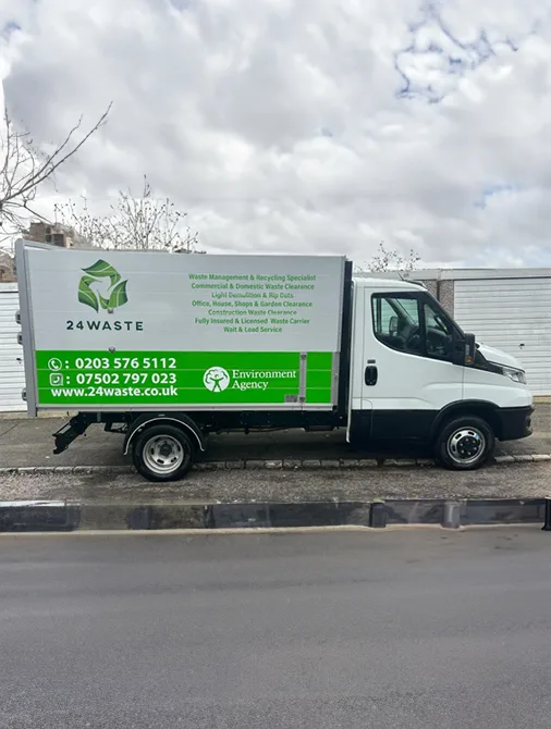24 Waste branded collection truck